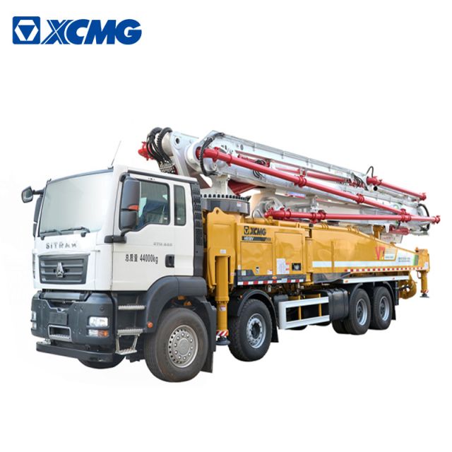 China brand 58m concrete pump machine HB58K concrete mixer pump truck with diesel engine